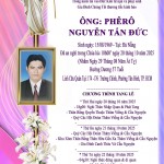 CẦU NGUYỆN CHO ÔNG PHÊRÔ NGUYỄN TẤN ĐỨC