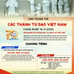 Kính Trọng Thể Các Thánh Tử Đạo Việt Nam