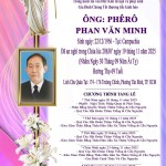 CẦU NGUYỆN CHO ÔNG PHÊRÔ PHAN VĂN MINH