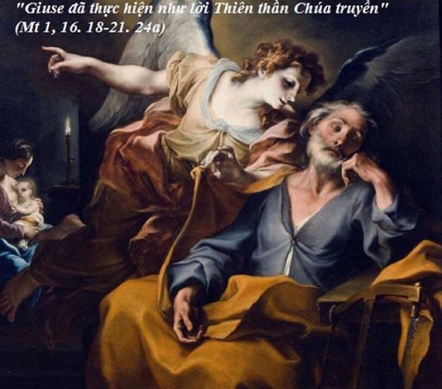 PHÂN TÍCH BÀI TIN MỪNG LỄ THÁNH GIUSE, BẠN TRĂM NĂM ĐỨC TRINH NỮ MARIA Lễ trọng. (20/3/2017) – (Mt 1, 16. 18-21. 24a) – Tháng kính Thánh Giuse