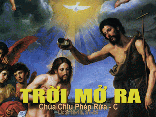 CHUÌA JESU CHỊU PHEÌP RỬA