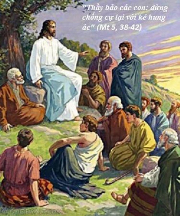 LỜI CHÚA THỨ HAI TUẦN XI THƯỜNG NIÊN NĂM LẺ (19/6/2017) – (Mt 5, 38-42) – THÁNG THÁNH TÂM CHÚA GIÊSU