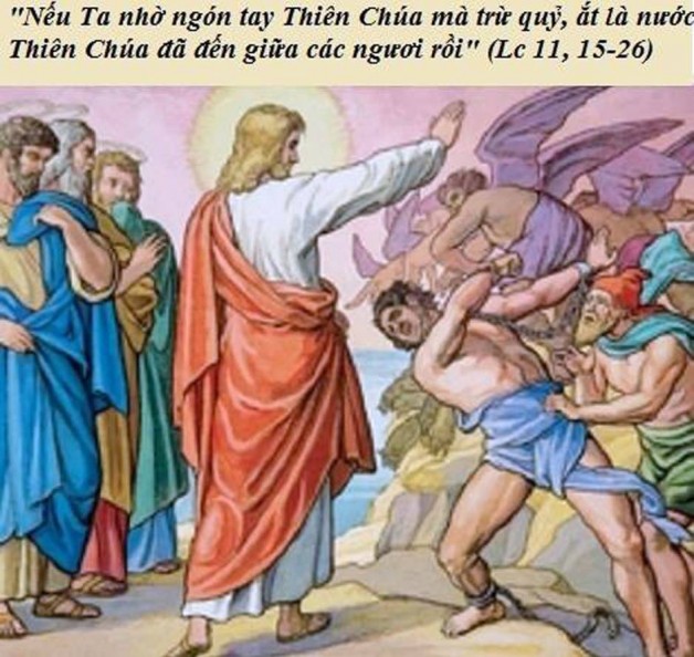 LỜI CHÚA THỨ SÁU TUẦN XXVII THƯỜNG NIÊN NĂM LẺ (13/10/2017) – (Lc 11, 15-26) – THÁNG MÂN CÔI KÍNH ĐỨC MẸ. Kỷ niệm 100 năm Ngày Đức Mẹ hiện ra tại Fatima.