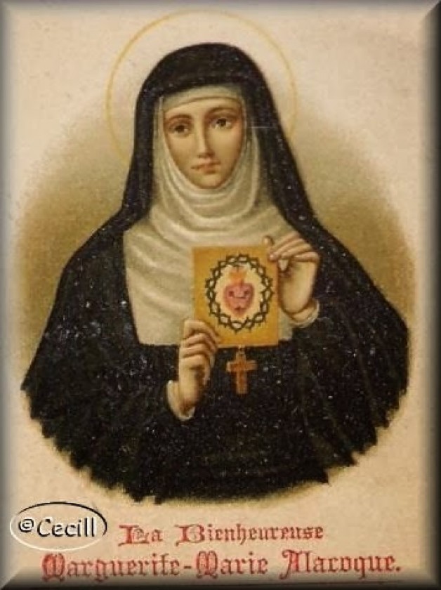 Ngày 16 tháng 10 THÁNH NỮ  MA-GA-RI-TA MA-RI-A A-LA-CỐC (Margarita Alacoque).