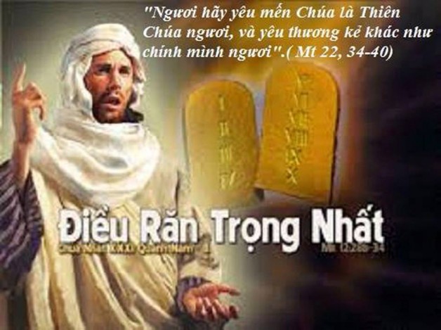 LỜI CHÚA CHÚA NHẬT XXX THƯỜNG NIÊN NĂM A (29/10/2017) – (Mt 22, 34-40) – THÁNG MÂN CÔI KÍNH ĐỨC MẸ.