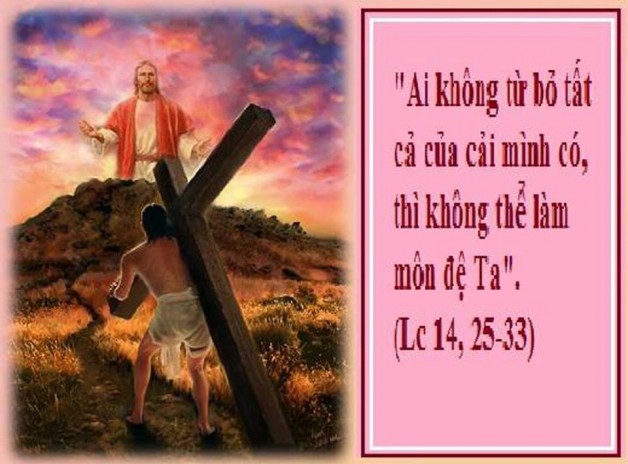 LỜI CHÚA THỨ TƯ TUẦN XXXI THƯỜNG NIÊN NĂM LẺ (08/11/2017) – (Lc 14, 25-33) – THÁNG CẦU CHO CÁC LINH HỒN