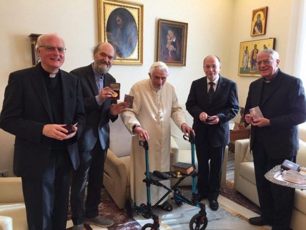 Giải Ratzinger: Đức Bênêđictô XVI tiếp ba nhà được Giải Ratzinger