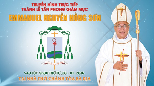 Truyền Hình  Trực Tiếp Thánh Lễ Tấn Phong Giám Mục Emmanuel Nguyễn Hồng Sơn