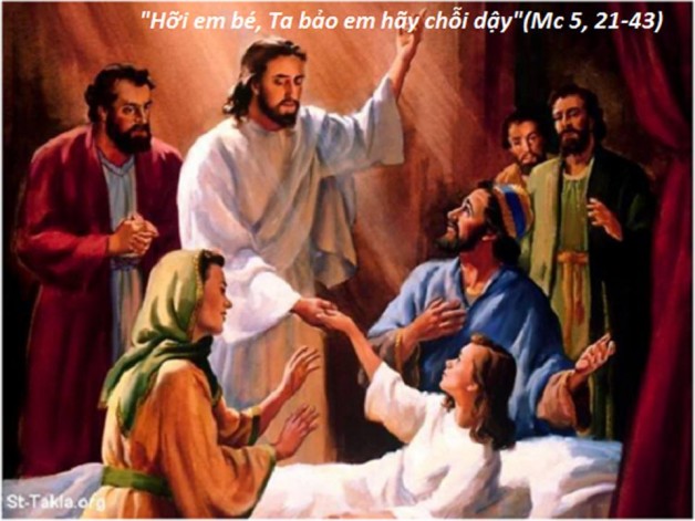 LỜI CHÚA THỨ BA TUẦN IV THƯỜNG NIÊN NĂM CHẴN (30/01/2018) – (Mc 5, 21-43)