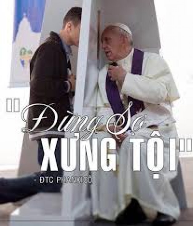 ĐGH Phanxicô nói rằng không có đe dọa trong tòa giải tội, chỉ có tha thứ thôi.