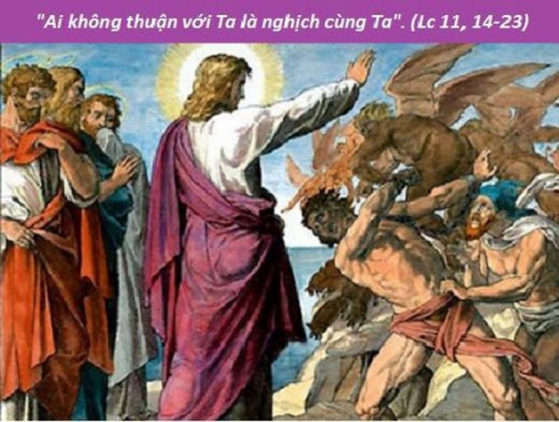 LỜI CHÚA THỨ NĂM TUẦN III MÙA CHAY NĂM CHẴN (08/3/2018) – (Lc 11, 14-23) – THÁNG KÍNH THÁNH GIUSE