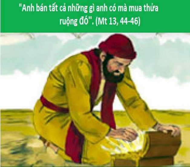 LỜI CHÚA THỨ TƯ TUẦN XVII THƯỜNG NIÊN NĂM CHẴN (01/8/2018) – (Mt 13, 44-46) – DỤ NGÔN KHO BÁU VÀ NGỌC QUÝ.