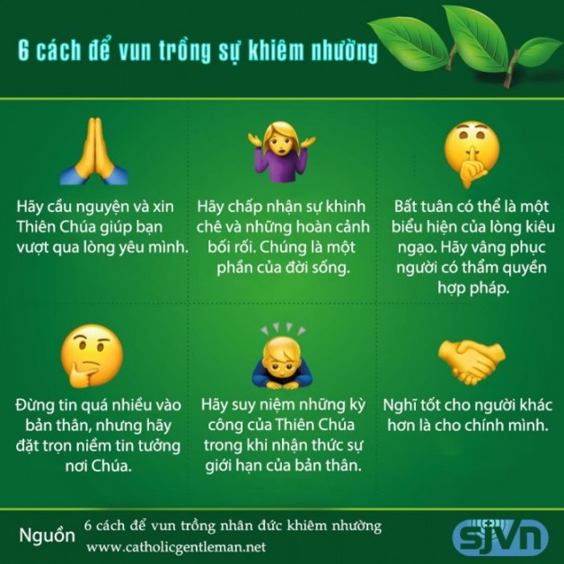 Sáu cách để vun trồng nhân đức khiêm nhường