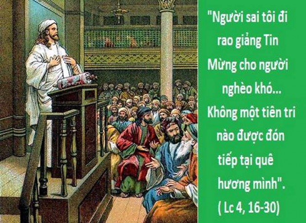 LỜI CHÚA THỨ HAI TUẦN XXII THƯỜNG NIÊN NĂM CHẴN (03/9/2018) – (Lc 4, 16-30).