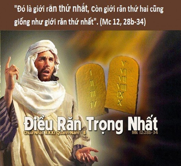 LỜI CHÚA CHÚA NHẬT XXXI THƯỜNG NIÊN NĂM B (04/11/2018) – (Mc 12, 28b-34) – THÁNG CẦU CHO CÁC LINH HỒN