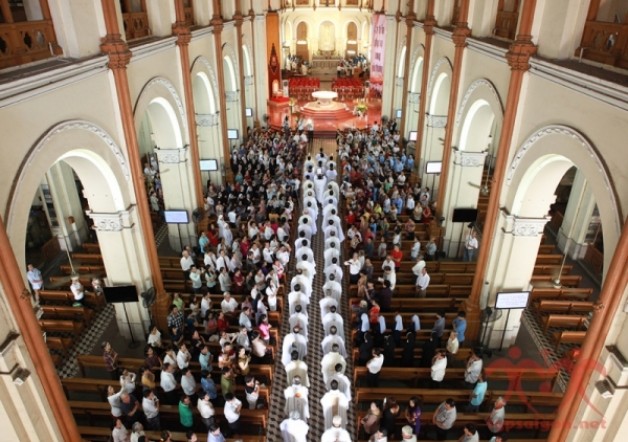 Ứng viên linh mục và phó tế năm 2019 của Tổng Giáo phận Sài Gòn – TP.HCM