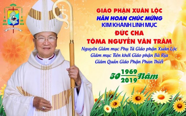 Hồng Ân Linh mục cá»§a Äức Cha Toma Nguyá»…n Văn Trâm – Bắt đầu từ Giáo pháºn Xuân Lá»™c.