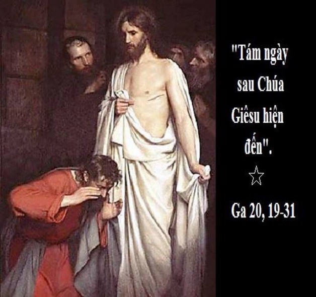 LỜI CHÚA CHÚA NHẬT II PHỤC SINH NĂM C (28/4/2019) – (Ga 20, 19-31) – ĐẠI LỄ LÒNG CHÚA THƯƠNG XÓT