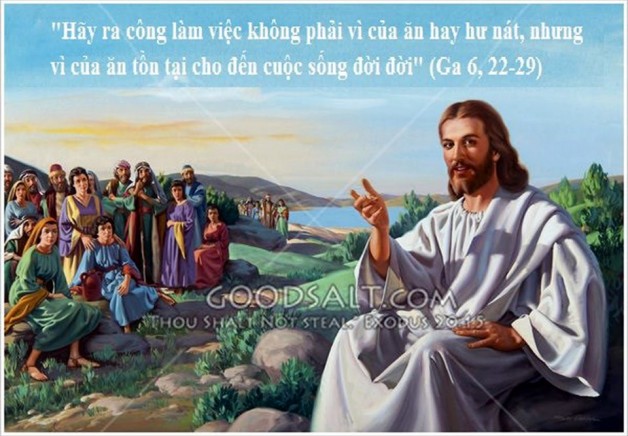 LỜI CHÚA THỨ HAI TUẦN III PHỤC SINH NĂM LẺ (06/5/2019) – (Ga 6, 22-29) – THÁNG HOA KÍNH ĐỨC MẸ