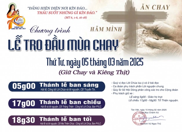 LỄ TRO ĐẦU MÙA CHAY