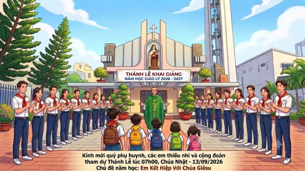 Thánh Lễ Khai Giảng năm học Giáo Lý 2026-2027