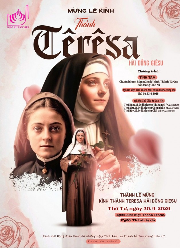 Mừng Lễ Kính Thánh Teresa