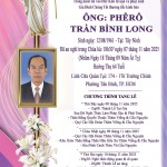 CẦU NGUYỆN CHO ÔNG PHÊRÔ TRẦN BÌNH LONG