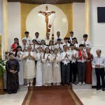 Giáo xứ Tân Việt:  Rửa tội dự tòng