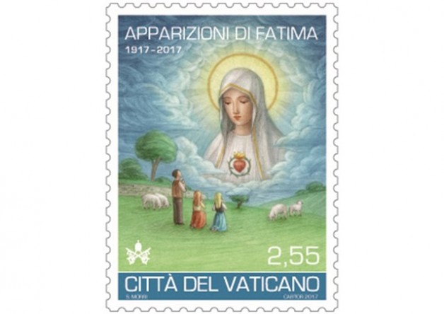 Vatican phát hà nh tem thư ká»· niệm 100 năm Äức Mẹ hiện ra tại Fatima