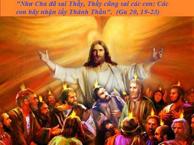 LỜI CHÚA CHÚA NHẬT LỄ CHÚA THÁNH THẦN HIỆN XUỐNG – Lễ Ban ngày. (04/6/2017) – (Ga 20, 19-23) – THÁNG THÁNH TÂM CHÚA GIÊSU.