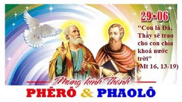 LỜI CHÚA THỨ NĂM TUẦN XII THƯỜNG NIÊN NĂM LẺ LỄ THÁNH PHÊRÔ và PHAOLÔ TÔNG ĐỒ – Lễ Trọng Lễ ban ngày.