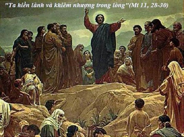 LỜI CHÚA THỨ NĂM TUẦN XV THƯỜNG NIÊN NĂM LẺ (20/7/2017) – (Mt 11, 28-30)