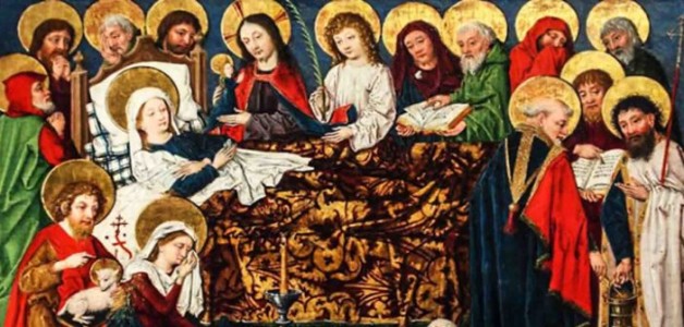 Tại sao có một bức ảnh Mẹ Maria Đồng Trinh đang ngủ?