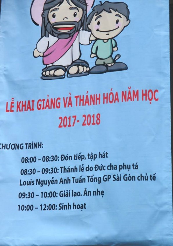 BAN GIÃO DỤC CÔNG GIÃO SÀI GÃ’N : THÃNH LỄ KHAI GIẢNG NÄ‚M HỌC MỚI