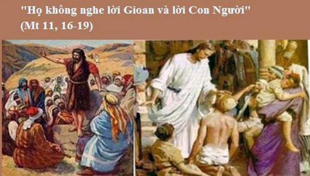 LỜI CHÚA THỨ SÃU TUẦN II MÙA VỌNG NÄ‚M B (15/12/2017) – (Mt 11, 16-19)