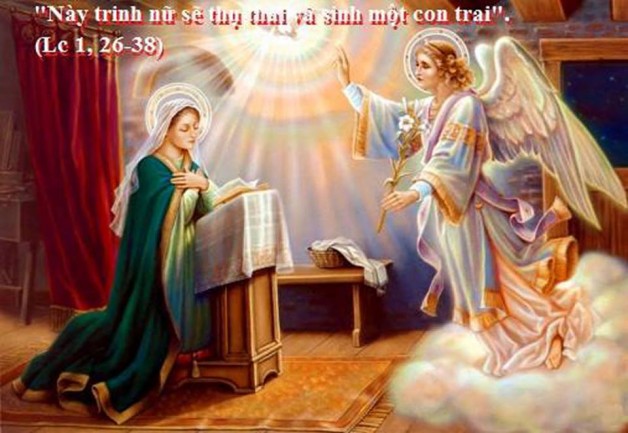 LỜI CHÚA THỨ TƯ TUẦN III MÙA VỌNG NÄ‚M B (20/12/2017) – (Lc 1, 26-38) –Tuần Bát nháºt chuẩn bị mừng Lá»… Giáng sinh.