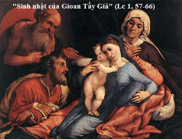 LỜI CHÚA THỨ BẢY TUẦN III MÙA VỌNG NÄ‚M B (23/12/2017) – (Lc 1, 57-66) – Tuần Bát nháºt chuẩn bị Lá»… Giáng sinh. “SINH NHẬT CỦA GIOAN TẨY GIẢ”.