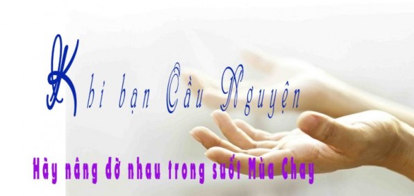 Khi Bạn Cầu Nguyện – Hãy nâng đỡ nhau trong suốt Mùa Chay