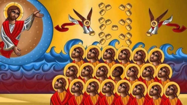 Di hài của các vị tử đạo bị nhóm Hồi giáo ISIS sát hại được đưa về Ai Cập
