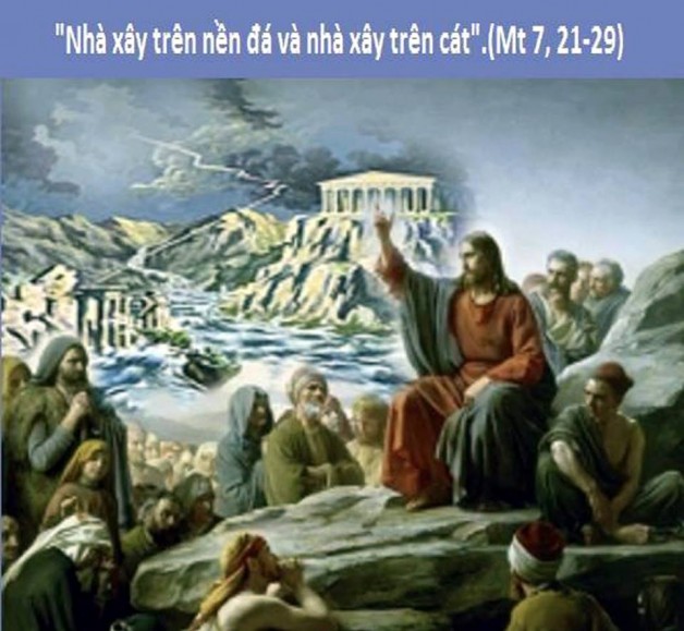 LỜI CHÚA THỨ NĂM TUẦN XII THƯỜNG NIÊN NĂM CHẴN (28/6/2018) – (Mt 7, 21-29) – THÁNG THÁNH TÂM CHÚA GIÊSU