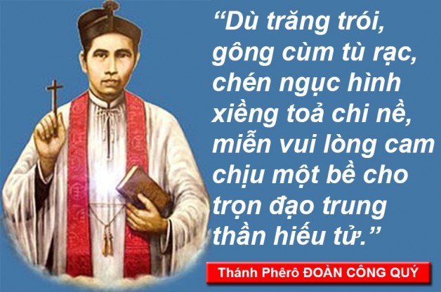 THÁNH PHÊRÔ ĐOÀN CÔNG QUÝ, Linh mục (1826 – 1859)