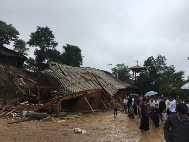 Giáo họ Sùng Đô, giáo phận Hưng Hóa sau cơn sạt lở kinh hoàng