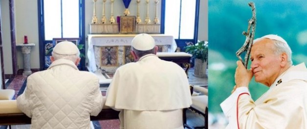 Đức Gioan Phaolô II, Đức Bênêđictô XVI, Đức Phanxicô, ba vị giáo hoàng của tôi