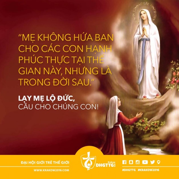 Ý NGHĨA NGÀY LỄ KÍNH ĐỨC MẸ LỘ ĐỨC
