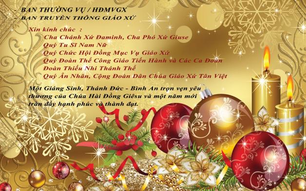 BAN TRUYỀN THÔNG GIÁO XỨ TÂN VIỆT CHÚC MỪNG GIÁNG SINH 2018