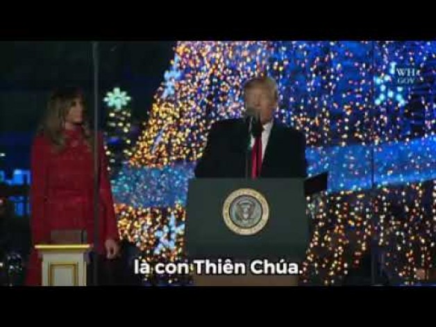 TT. DONALD TRUMP CHÚC MỪNG GIÁNG SINH – A PART OF DONALD TRUMP’S CHRISTMAS WISHES, [30TH NOV. LAST YEAR]