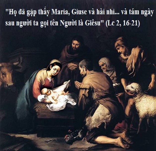 LỜI CHÚA THỨ BA TUẦN I GIÁNG SINH NĂM LẺ (01/01/2019) – (Lc 2, 16-21) – Lễ Trọng LỄ MARIA MẸ THIÊN CHÚA KẾT THÚC TUẦN BÁT NHẬT GIÁNG SUNH TÂN NIÊN 2019 NGÀY THẾ GIỚI HÒA BÌNH