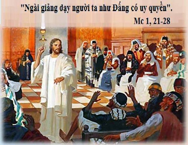 LỜI CHÚA THỨ BA TUẦN I THƯỜNG NIÊN NĂM LẺ (15/01/2019) – (Mc 1, 21-28)