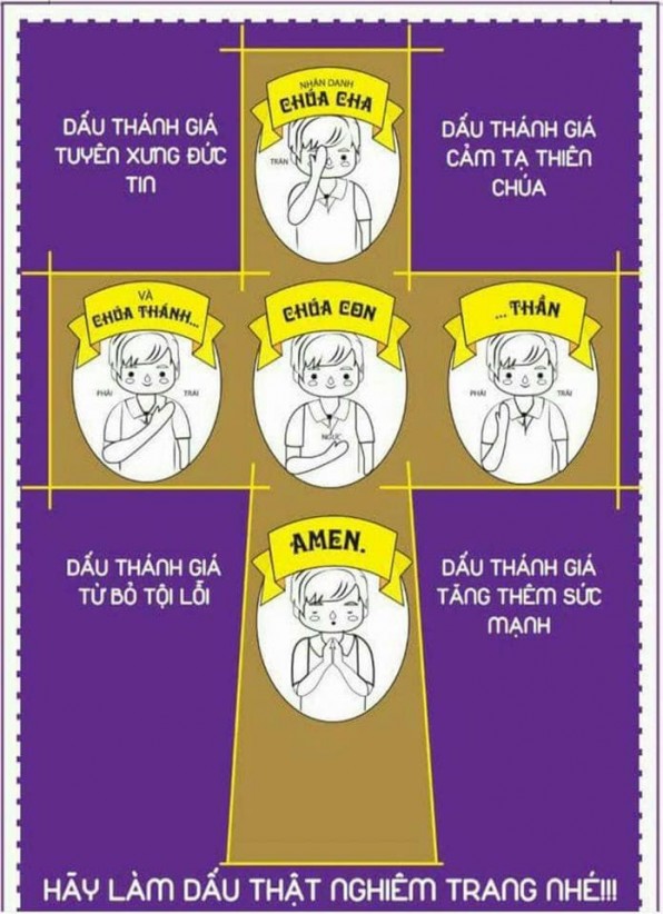 CÁCH LÀM DẤU THÁNH GIÁ ĐÚNG VÀ HIỆU QUẢ