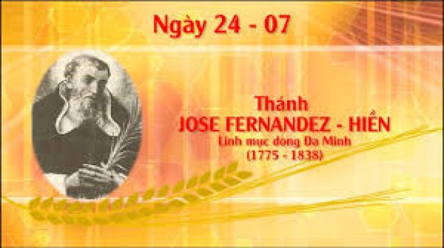 Ngày 24 tháng 07 THÁNH GIU-SE PHÉT-NĂN-ĐÊ HIỀN,  Linh Mục, Tử Đạo
